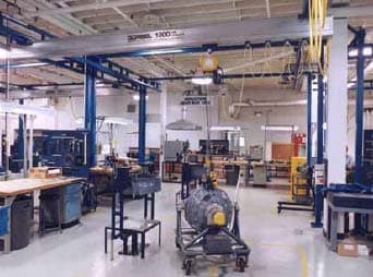 Cranes Lift Aircraft Firm's Productivity