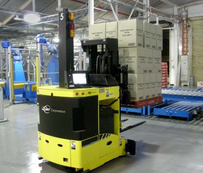 Dual Load Handling Automatic Guided Vehicle Reduces Costs and Improves Efficiency