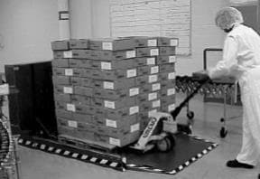 Pharmaceutical Manufacturer Streamlines Production Lines With Back Saving Hydraulic Roll On Level Loaders