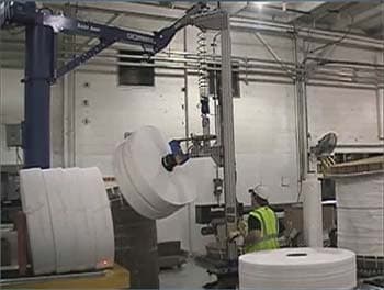 Multiple Rolls Handled with Ease by Gorbel Easy Arm® and Cynergy Tooling Solution