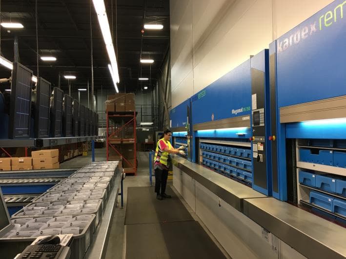 TSC Chooses Megamat RS Vertical Carousels for Jewelry Distribution