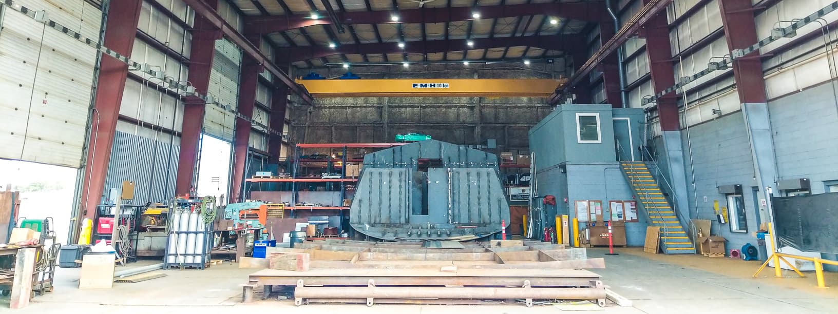 Shipyard Increases Capacity & Flexibility With New EMH Overhead Crane