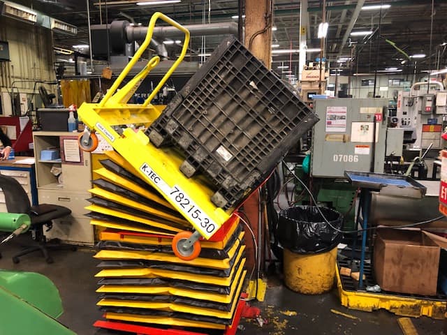 Industrial Cart With Lift and Tilt System