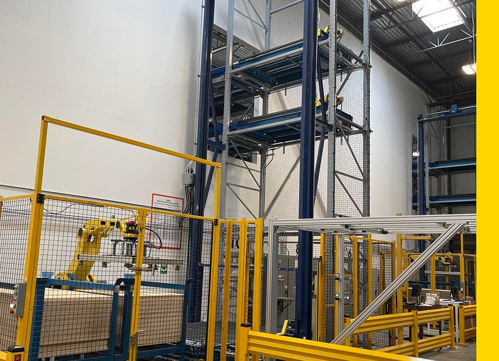 Automated VRC System For Retail Backroom