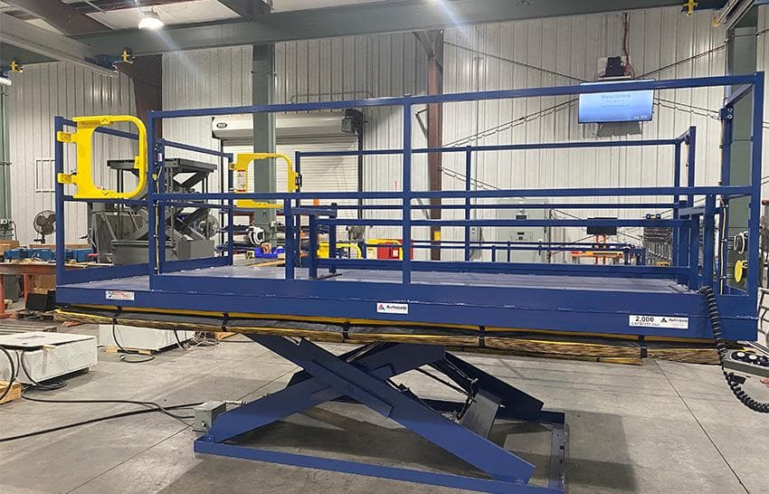 Carousel Work Platform with Special Tooling Fixture