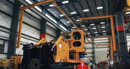 Mining Machine Company Ensures Worker Safety with Tether Track™ Fall Arrest System