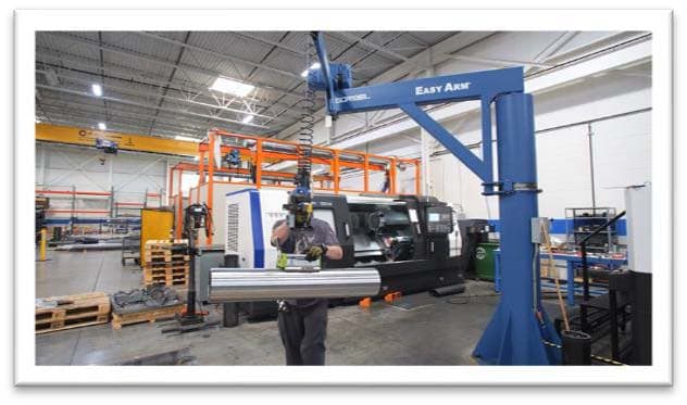 Easy Arm® Makes Operators Feel Like Superman at Motor Manufacturer
