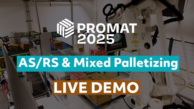 Sponsored Content: Robotic Mixed Palletizing & Case AS/RS — Live Demos from NūMove Robotics &amp; Vision