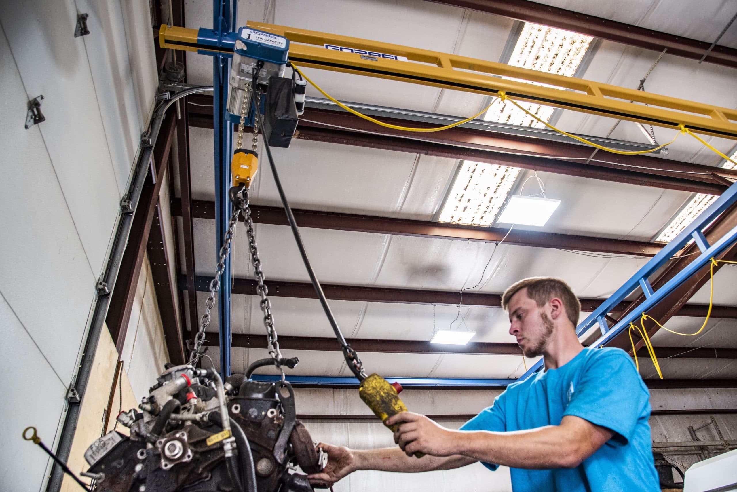 Maximizing productivity and safety: Gorbel® Work Station Crane & GS Hoist integration