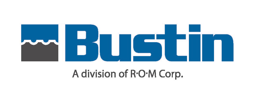 Bustin, A Division of R.O.M. Corporation Logo