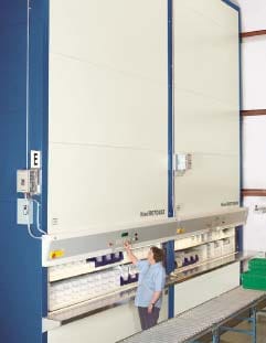 Push Carts and Static Shelving Eliminated with Automated Vertical Carousel Technology Image