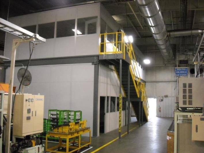 Mezzanine Provides Unique Solution for IT Clean Room Image