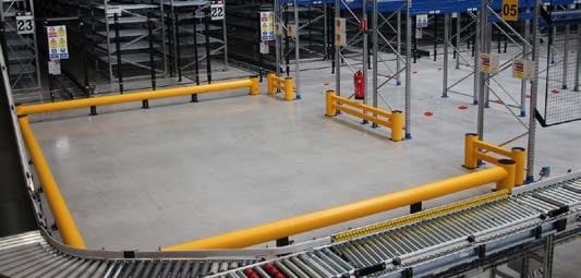 Case Study: The original Polymer Guard Rails for VF’s newest DC. Image