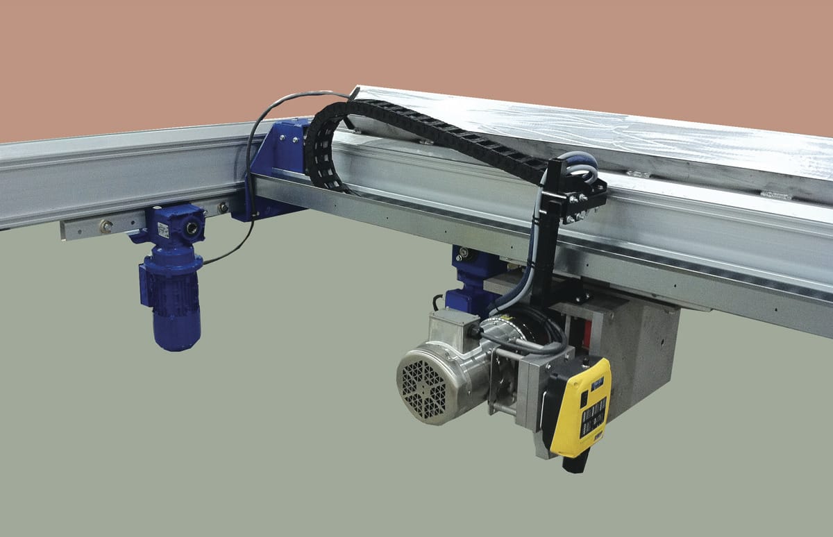 EMH Motorized Low Headroom End Trucks Heighten Crane Capabilities, Control Speed & Keep Things Clean Image
