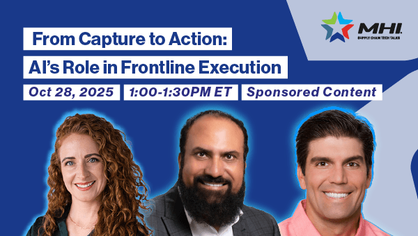 MHI Supply Chain Tech Talk to Address AI on the Frontlines Image
