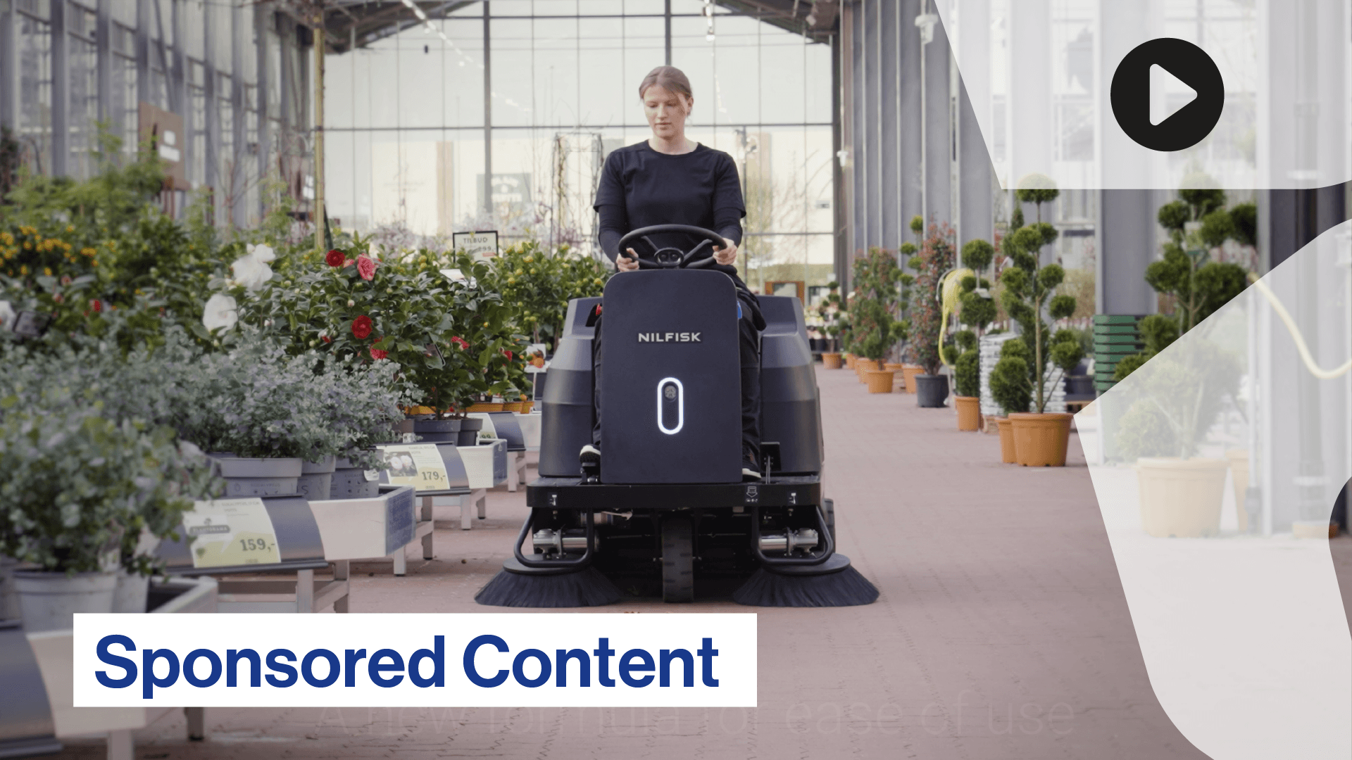 Sponsored Content: Nilfisk SW3000 Ride-On Sweeper – A New Formula for Ease of Use Image