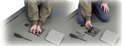 Dock Leveler Inspection Plate Reduces Air Flow in Food Facilities during Scheduled Maintenance