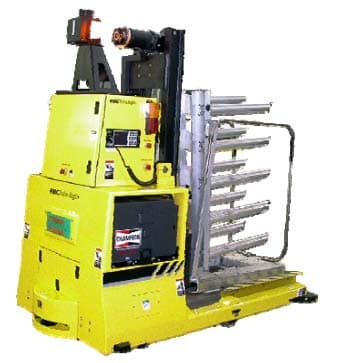 Raw Material Transported Safely with Automatic Guided Vehicle