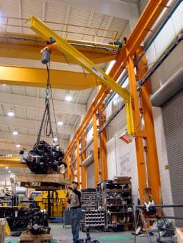 SPANCO Wall Mounted Jibs Provide Lifting Supplement for Leading Manufacturer of Mobile Cranes