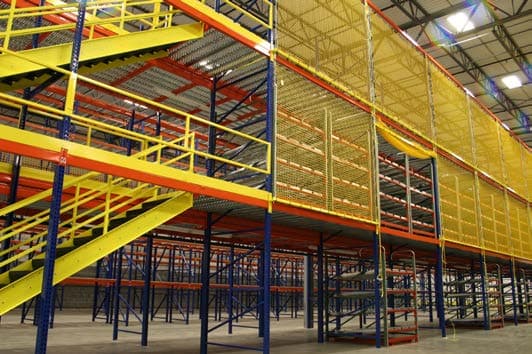 Elevating Rack Guarding for Warehouse Pallet Racks