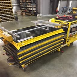 Series 35 Scissor Lift Mounts to Automatic Guided Vehicle for Seeding Process
