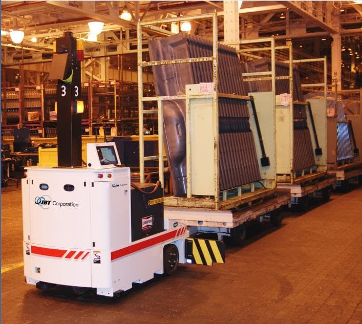 Automated Guided Vehicle System Provides Exceptionally Accurate Positional Accuracy