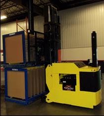 Automatic Guided Vehicles Increase Efficiency of Block Stack Storage