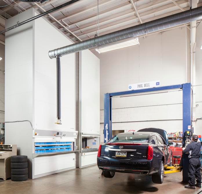 Auto Retailer Superstore Trust Hänel Vertical Storage at Multiple Locations