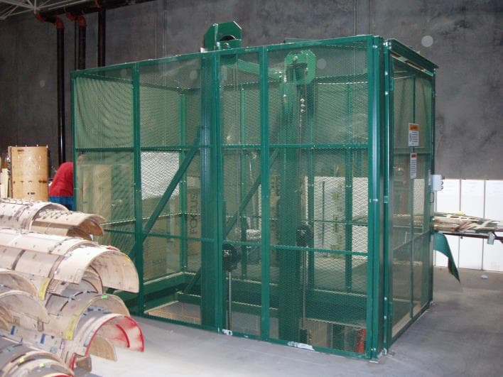 Wildeck VRC Offers Safe Way to Move Materials Between Levels