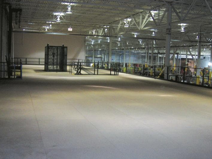 Wildeck Mezzanine Creates Central Storage Location