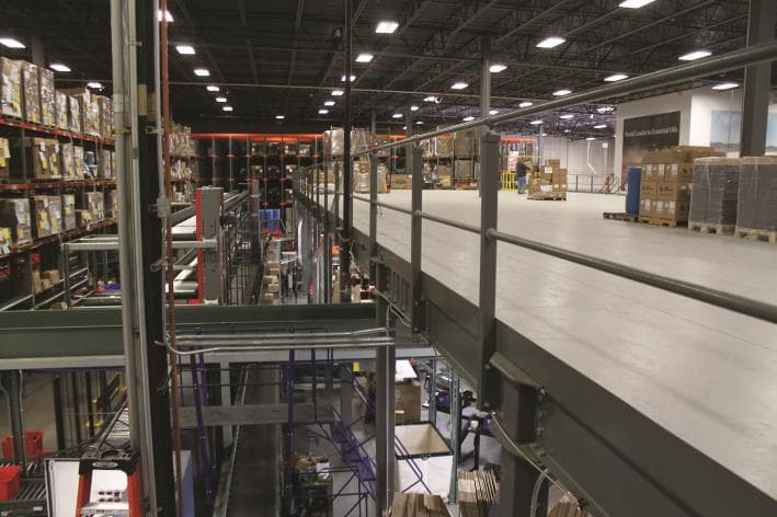 Wildeck Mezzanine Resolves Square Footage Dilemma
