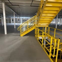 Global Electronic Components and Semiconductor Distributor Using Three-level Work Platform Structure from Steel King for Automation Operations