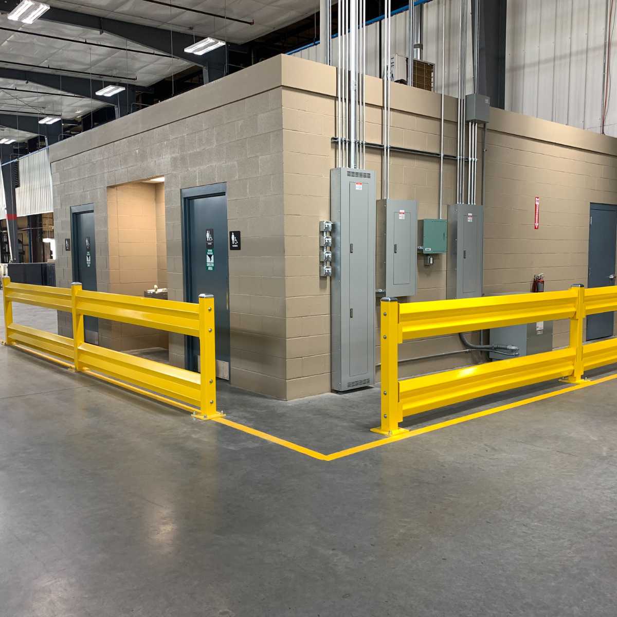 Industrial Facility & Pedestrian Protection Guardrail 7
