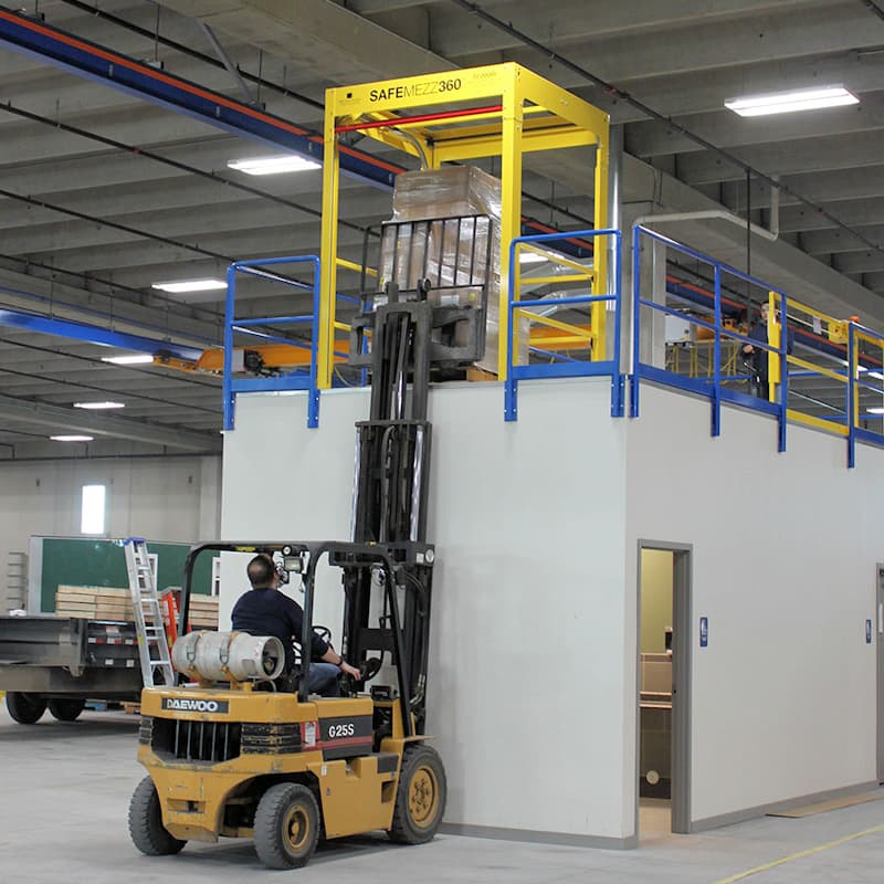 Pallet Drop/Access Gates/Mezzanine Safety Gate/Elevated Platform Gates 4