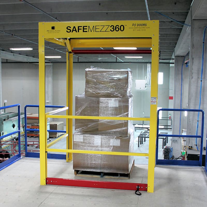 Pallet Drop/Access Gates/Mezzanine Safety Gate/Elevated Platform Gates 5