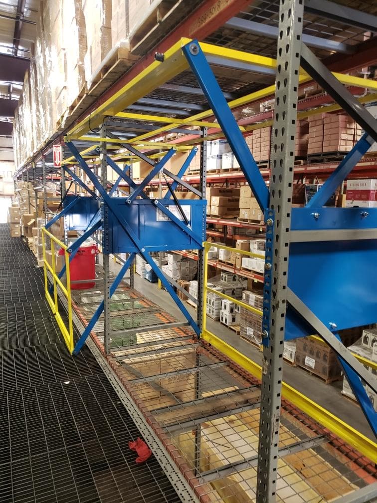 Pallet Drop/Access Gates/Mezzanine Safety Gate/Elevated Platform Gates 7