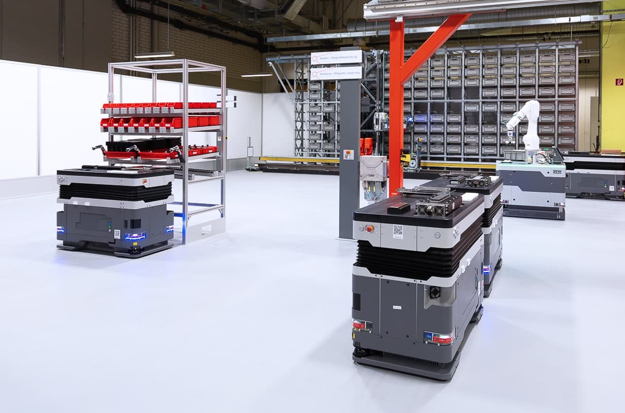 An automated warehouse