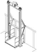 Two Post Straddle Lift