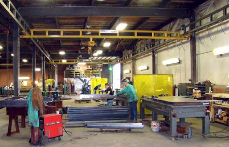 SPANCO Workstation Bridge Crane Provides Ergonomic Solution for Metal Fabrication Facility