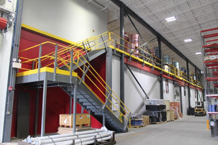 Wildeck Mezzanine Eases Growing Pains