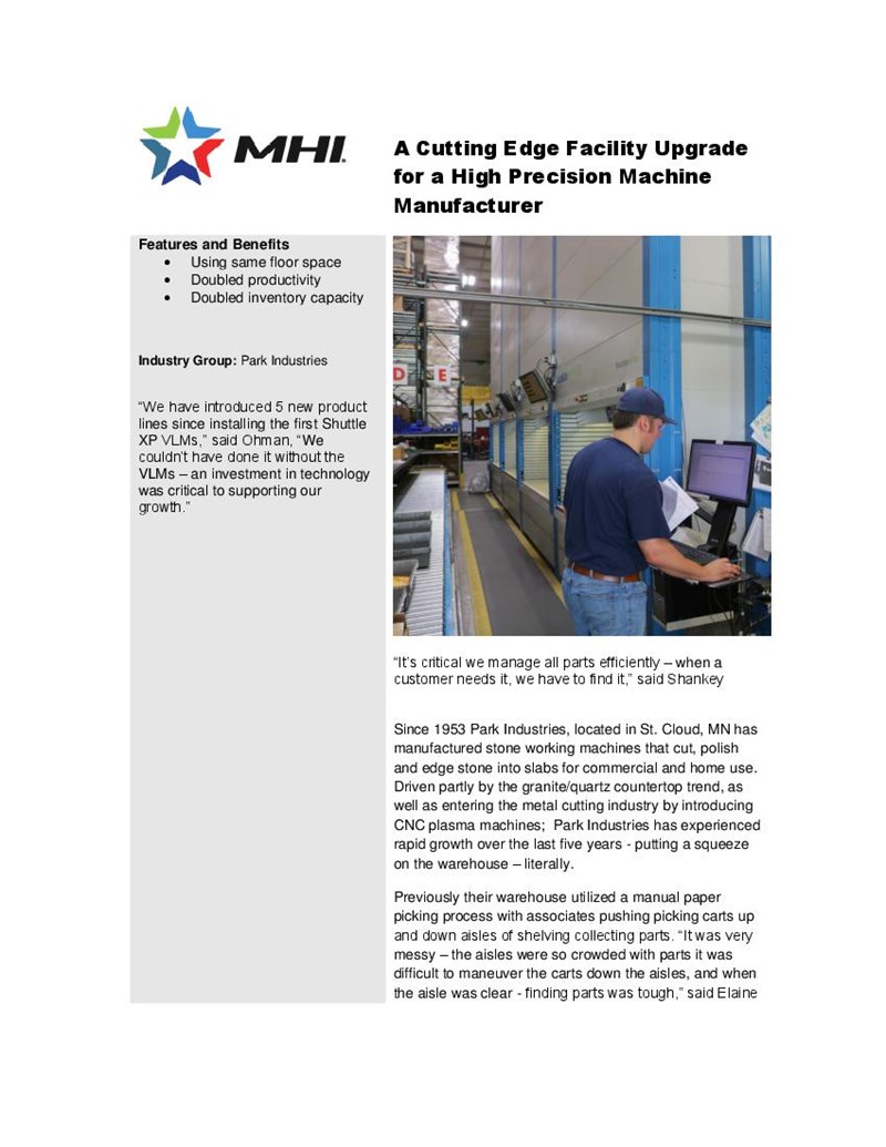 A Cutting Edge Facility Upgrade for a High Precision Machine Manufacturer