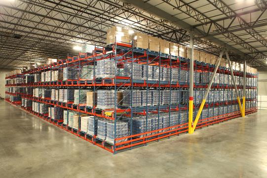 Frazier's Pallet Mole® provides the right mix of automation technology with racking application to enable top efficiency at new facility