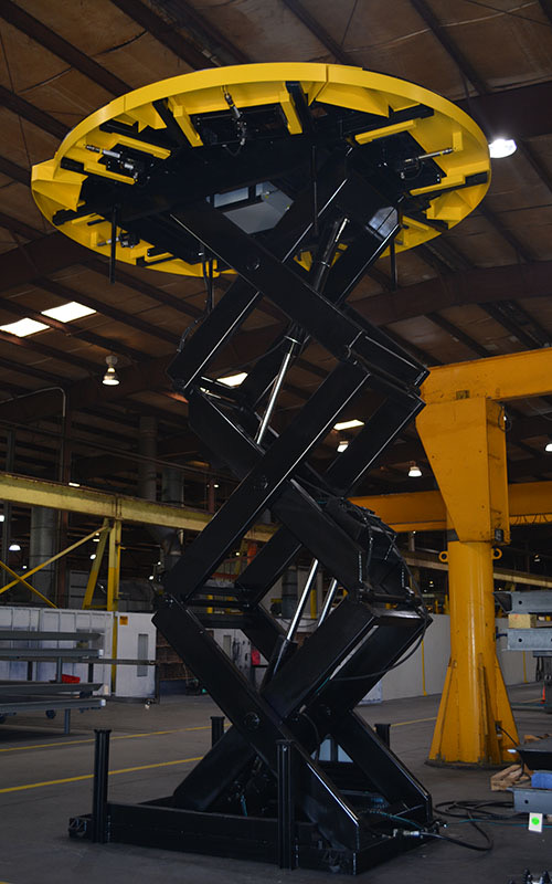 Ladle Lift For Steel Refractory Process