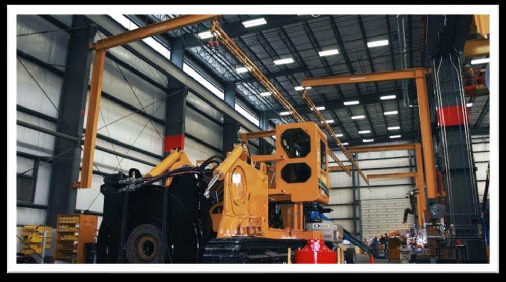 Mining Machine Company Ensures Worker Safety with Tether Track™ Fall Arrest System