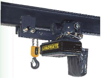 R&M’s LoadMate®Electric Chain Hoist in a Special Low Headroom Application