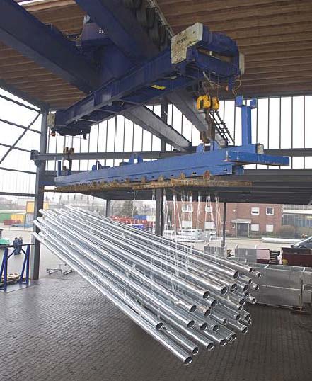 Demag Electric Rope Hoist In The Galvanizing Industry