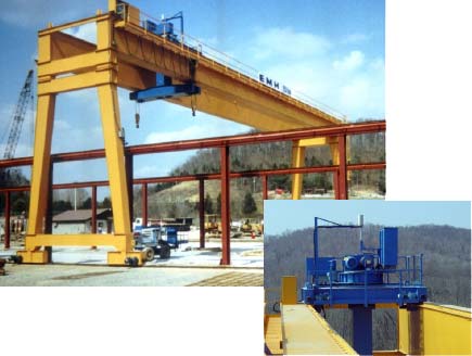 EMH Gantry Simplifies Loading of Large Concrete Panels