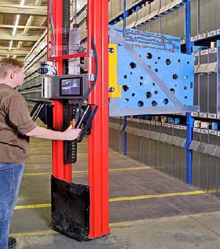 Demag KBK Enclosed Track Stacker Crane System for Storage Retrieval