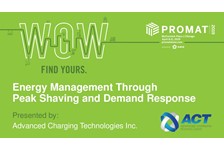 Energy Management Through Peak Shaving and Demand Response: New Strategies for Facility Energy Savings through Charger and Battery Fleets