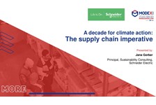 A Decade for Climate Action: The Supply Chain Imperative